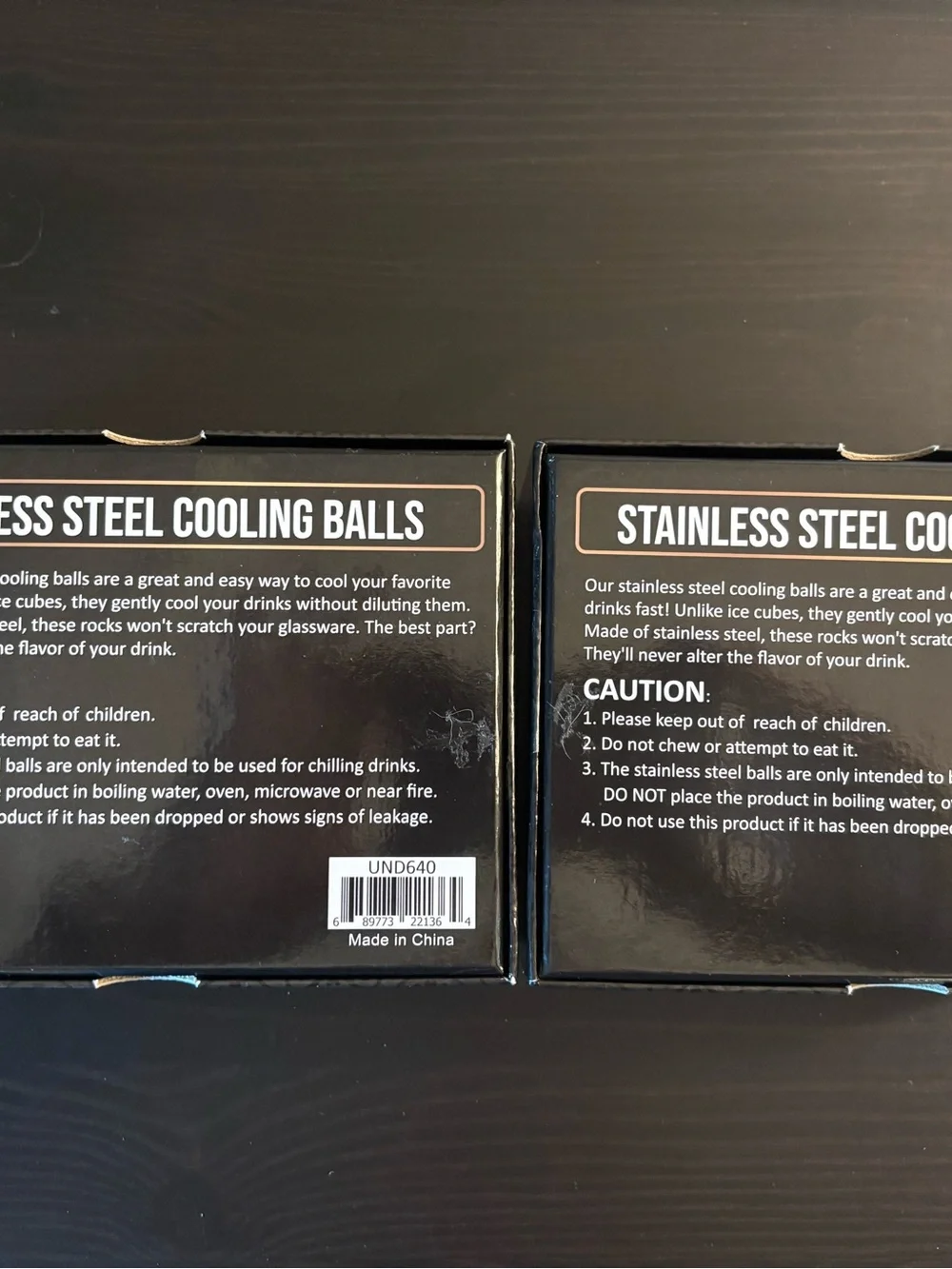 Stainless Steel ‘Ice’ Balls NEW
